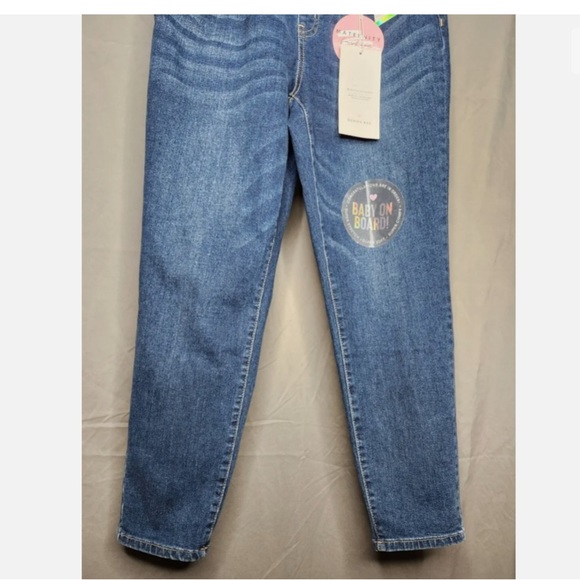 NWT Gemma Rae Belly Support Ankle Skinny Super Stretch Maternity Jeans XL - Picture 5 of 9